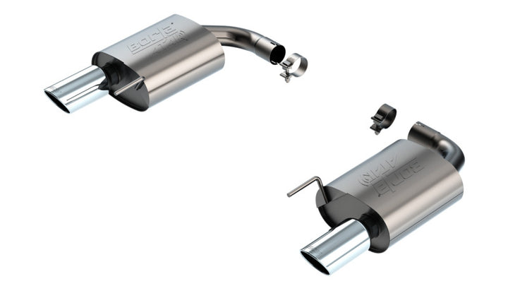 Borla 2024 Ford Mustang GT 5.0L V8 w/o Active Exhaust ATAK Axle-Back Exhaust System - Bull Strap