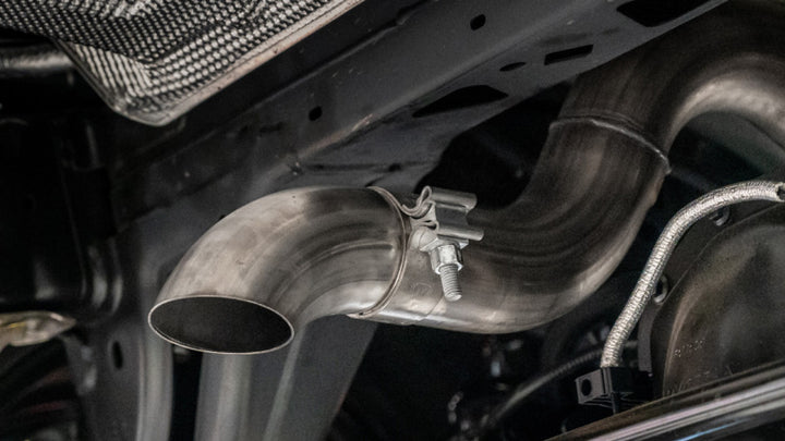 Borla 21-22 Ford Bronco 2.7L 2DR/4DR T-304 Stainless Steel Cat-Back S-Type Exhaust - Brushed - Bull Strap
