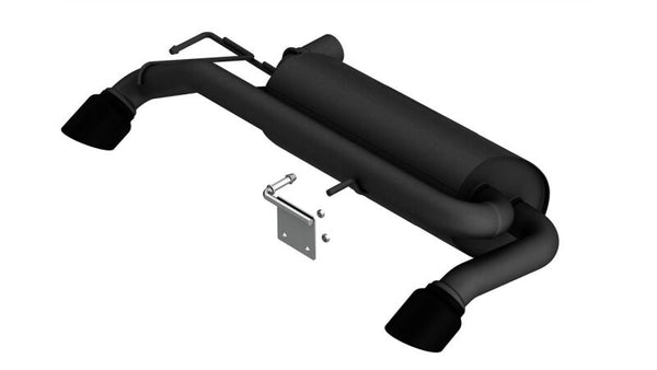 Borla 21-22 Ford Bronco 2.7L V6 4WD Touring Axle Back Exhaust w/ Black Coated Tips - Bull Strap