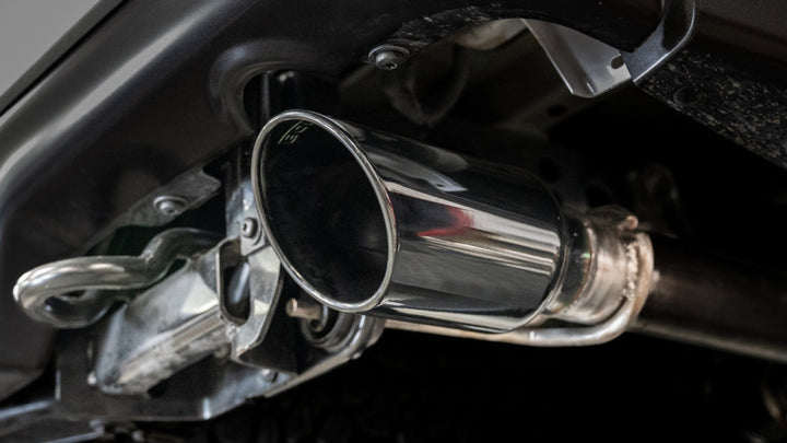 Borla 21-23 Ford Raptor 3in Tail Pipe Kit 4.5in Tip - Black Chrome - Bull Strap