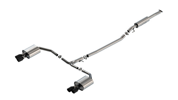Borla 21-23 Kia K5 GT i4 AT FWD 4DR 2.00in 2.75in S-Type Exhaust - Black Chrome - Bull Strap