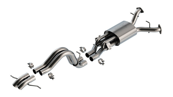 Borla 22-24 Ford Bronco Raptor V6 Turbo AT 2WD / 4WD ATAK Catback Exhaust w/ Turndown Tips - Bull Strap