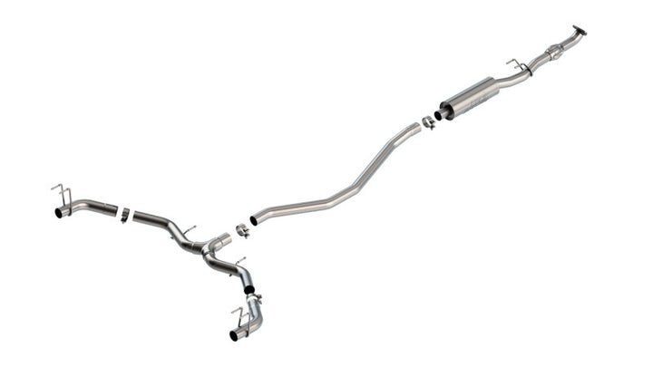 Borla 22-24 Honda Civic Sport Touring AT/MT ATAK Catback Exhaust (Reuse O.E. Tips / Valance) - Bull Strap