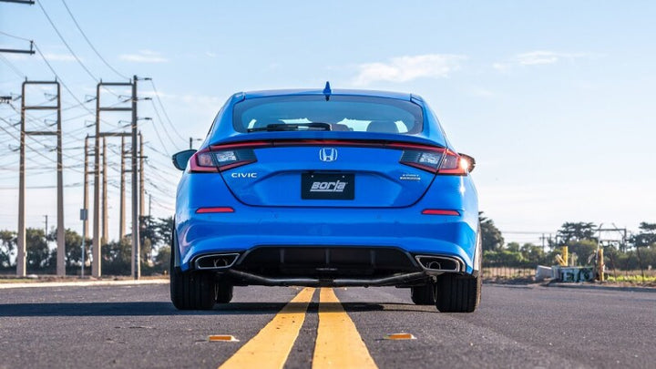 Borla 22-24 Honda Civic Sport Touring AT/MT ATAK Catback Exhaust (Reuse O.E. Tips / Valance) - Bull Strap