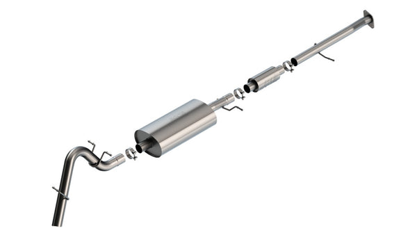 Borla 23-24 Chevrolet Colorado / 23-24 GMC Canyon S-Type Catback Exhaust w/Turndown Tips - Bull Strap