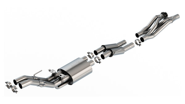 Borla 23-24 Ford F-150 Raptor R S-Type Catback Exhaust - Bull Strap