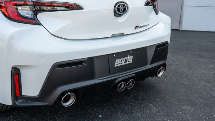 Borla 23-24 Toyota GR Corolla ATAK Cat Back System - Bull Strap