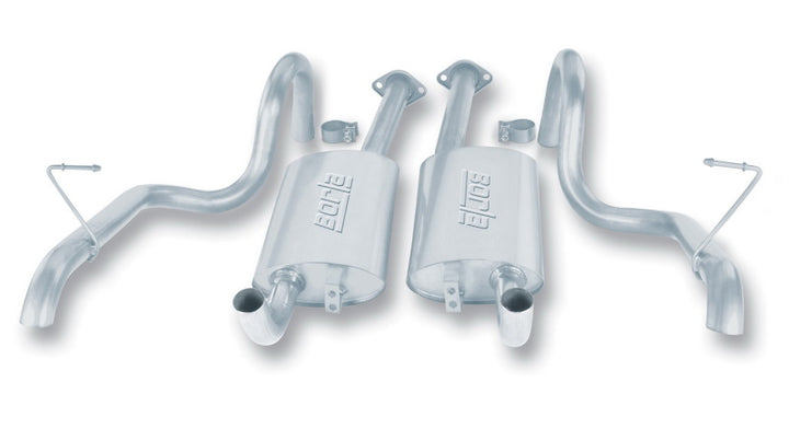 Borla 87-93 Ford Mustang GT 5.0L 8cyl SS Catback Exhaust - Bull Strap