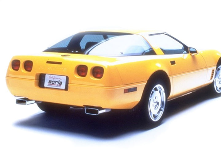 Borla 92-96 Chevrolet Corvette Hatchback/Conv 5.7L 8cyl 4/6 Spd Touring SS Catback Exhaust - Bull Strap