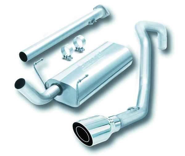 Borla 96-02 Toyota 4Runner 2.7L 4cyl/3.4L 6cyl 2WD/4WD Dual Right Rear Exit Catback Exhaust System - Bull Strap