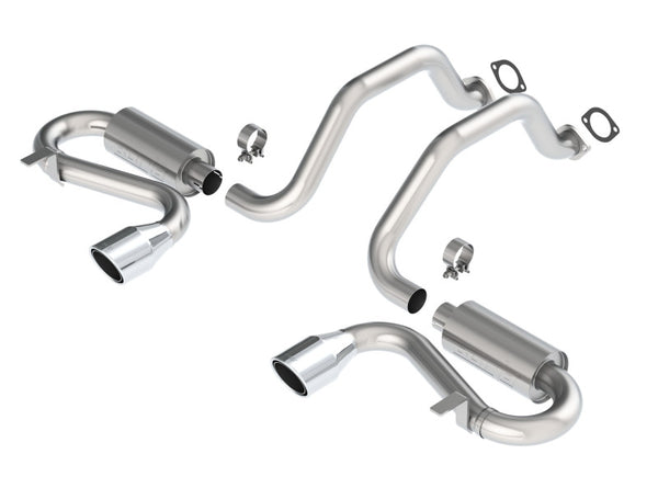 Borla 97-04 C5 Corvette (incl Z06) 5.7L V8 AT/MT Aggressive Stinger Cat-Back Exhaust - Bull Strap