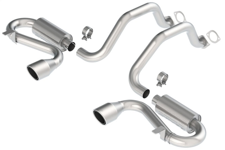 Borla 97-04 C5 Corvette (incl Z06) 5.7L V8 AT/MT Aggressive Stinger Cat-Back Exhaust - Bull Strap
