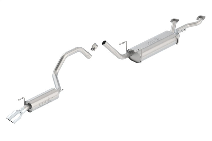Borla 98-04 Lexus LX470/Toyota Land Cruiser Stainless Steel Catback Exhaust - Bull Strap