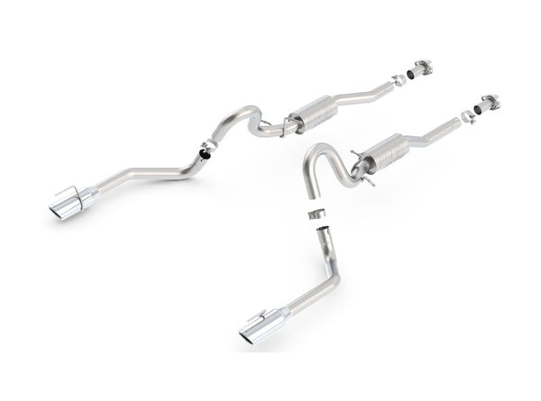 Borla 99-04 Ford Mustang GT 4.5L V8 AT/MT RWD 2dr ATAK SS Catback Exhaust - Bull Strap