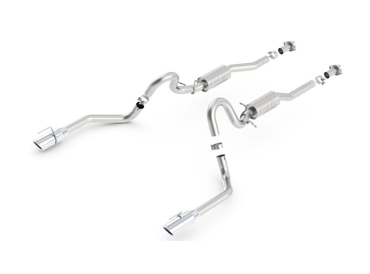 Borla 99-04 Ford Mustang GT 4.5L V8 AT/MT RWD 2dr ATAK SS Catback Exhaust - Bull Strap