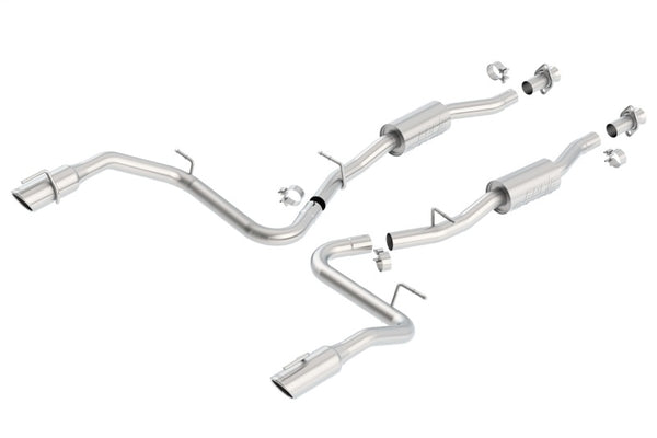 Borla 99-04 Ford Mustang SVT Cobra Agressive SS Catback Exhaust - Bull Strap