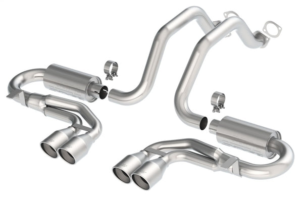 Borla Corvette Z06 Aggressive Catback Exhaust - Bull Strap
