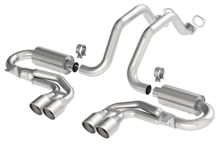 Borla Corvette Z06 Aggressive Catback Exhaust - Bull Strap
