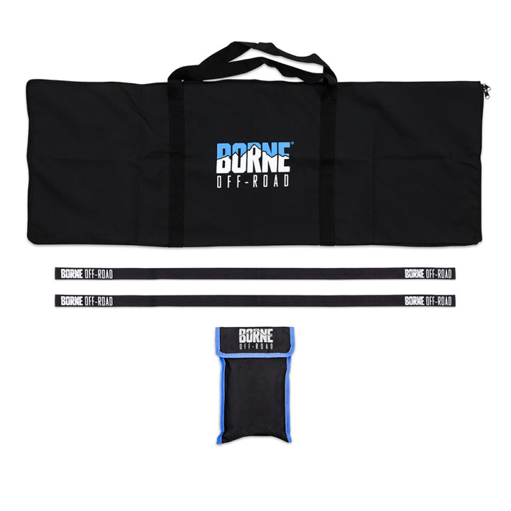 Borne Off-Road Recovery Boards 109x31x6cm Black - Bull Strap