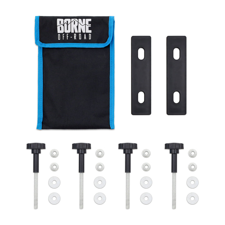 Borne Off-Road Recovery Boards 109x31x6cm Black - Bull Strap