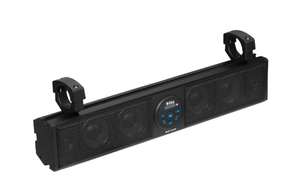 Boss Audio Systems 26in UTV Bluetooth Amplified Sound Bar IPX5 4in Speakers - Bull Strap