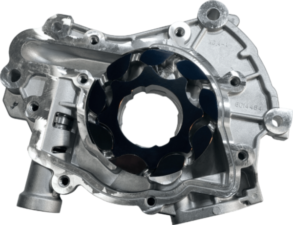 Boundary 18-23 Ford Coyote V8 Vane Ported MartenWear Treated Gear Billet Oil Pump Assembly - Bull Strap