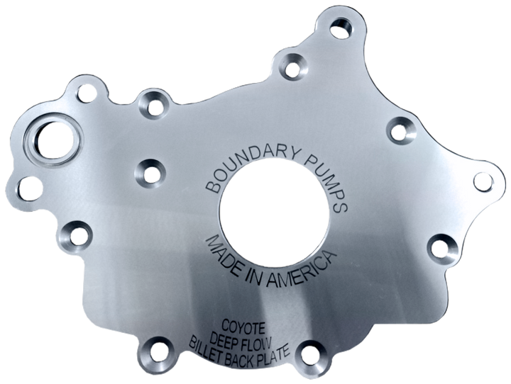 Boundary 18-23 Ford Coyote V8 Vane Ported MartenWear Treated Gear Billet Oil Pump Assembly - Bull Strap
