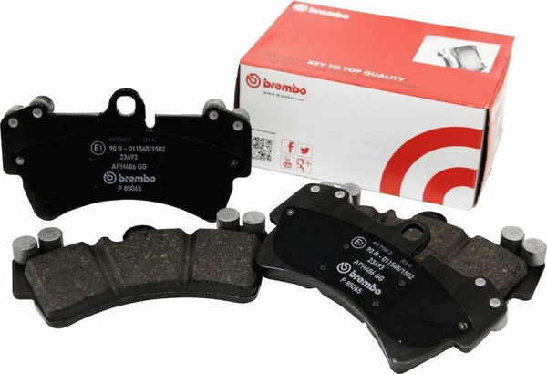 Brembo 14-16 Acura MDX/19-20 Honda Passport/16-20 Pilot Rear Premium NAO Ceramic OE Equivalent Pad - Bull Strap