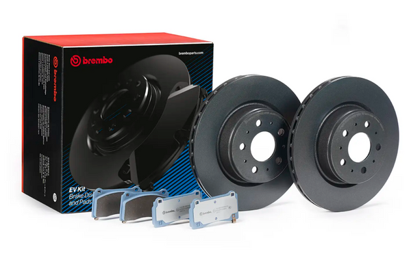 Brembo OE 13-17 Tesla Model 3 EV Brake Kit - Front - Bull Strap