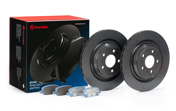 Brembo OE 17-21 Tesla Model 3/20-21 Model Y EV Brake Kit - Rear - Bull Strap