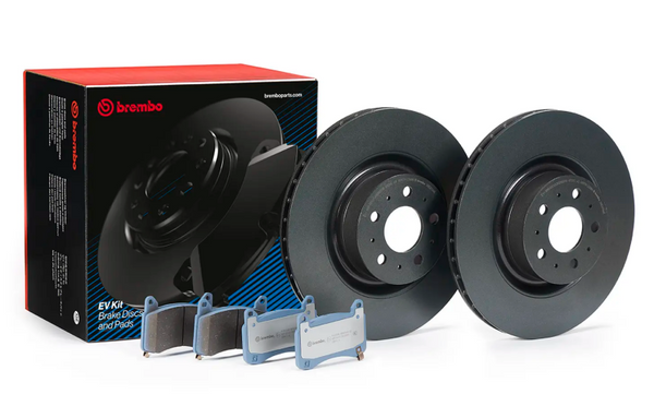 Brembo OE 17-23 Tesla Model 3/20-23 Model Y EV Brake Kit - Front - Bull Strap