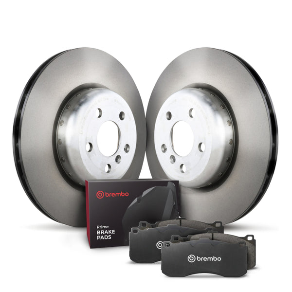 Brembo OE 18-20 BMW 530e/17-20 530i/530i xDrive 17-20/2018 540d xDrive Rear Disc Brake Kit - Bull Strap
