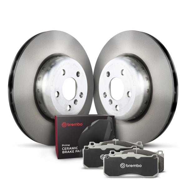 Brembo OE 18-20 BMW 530e/17-20 530i/530i xDrive/2018 540d xDrive/17-20 540i Rear Disc Brake Kit - Bull Strap