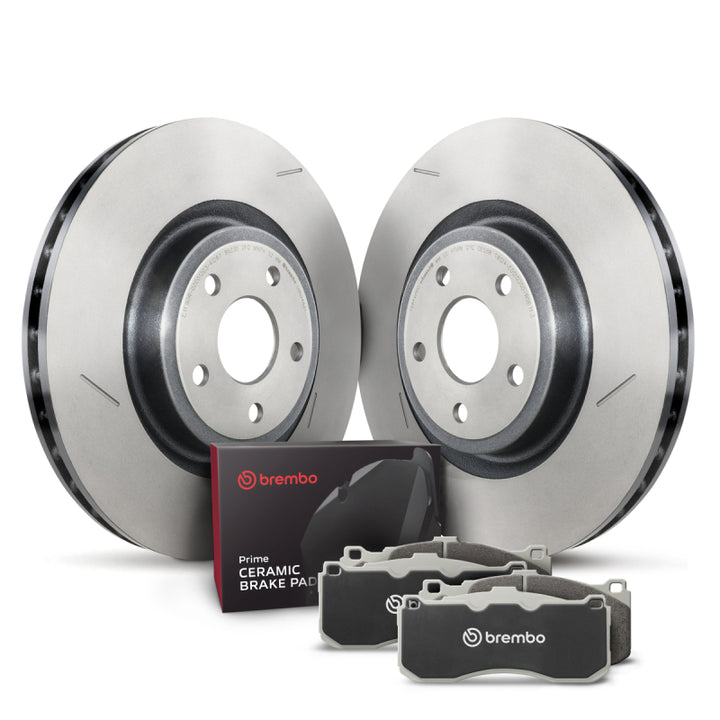 Brembo OE 18-20 Dodge Durango/12-15 Jeep Grand Cherokee/17-20 Grand Cherokee Front Disc Brake Kit - Bull Strap