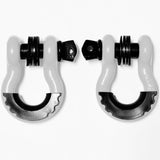 Bull Strap 3/4" 5T D-Ring Shackle Kit w/ Isolators & Washers - qty 2 - Bull Strap