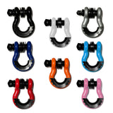 Bull Strap 3/4" 5T D-Ring Shackle Kit w/ Isolators & Washers - qty 2 - Bull Strap