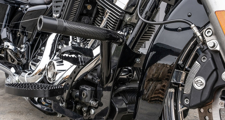 Burly Brand 14-Up Touring Brawler Kit Front - Black - Bull Strap