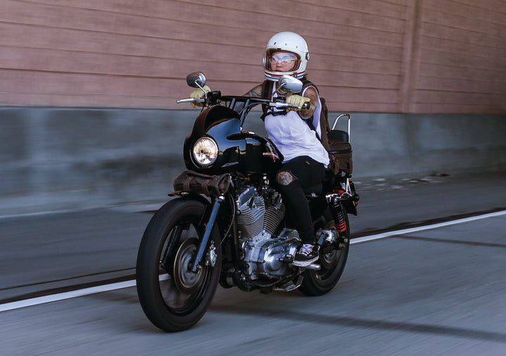 Burly Brand Cafe Sport Fairing - Bull Strap