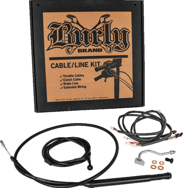 Burly Brand Control Kit 16in Gorilla - Black - Bull Strap