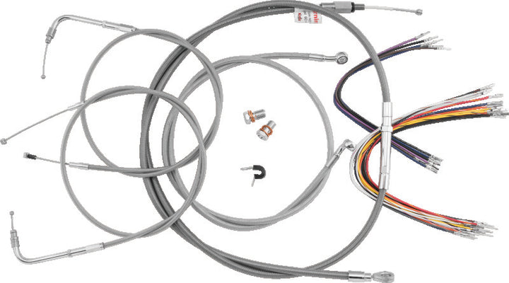 Burly Brand Control Kit 16in - Stainless Steel - Bull Strap