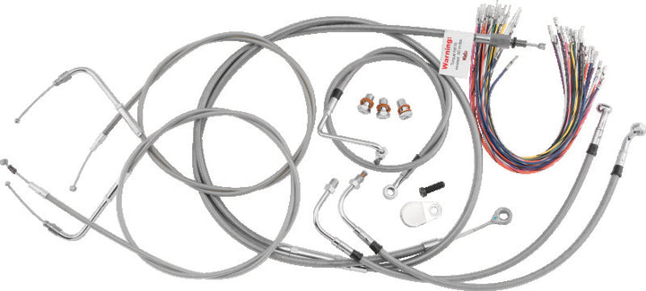 Burly Brand Control Kit 16in - Stainless Steel - Bull Strap