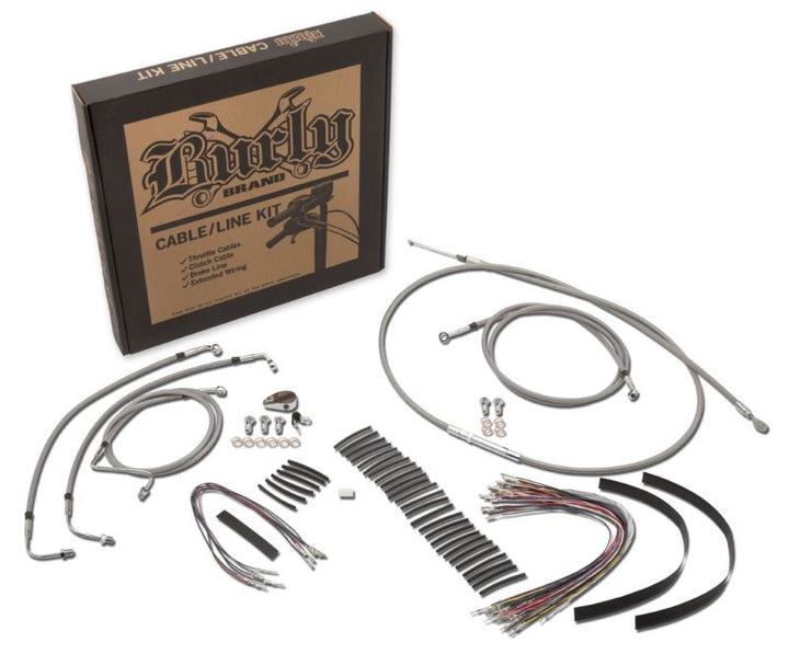 Burly Brand Control Kit 16in - Stainless Steel - Bull Strap