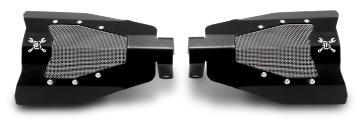 Burly Brand H-D Titan Hand Guards - Cable Clutch - Black - Bull Strap