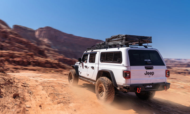 Bushwacker 2020 Jeep Gladiator Launch Edition Flat Style Flares 4pc - Black - Bull Strap