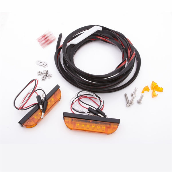 Bushwacker 99-18 Universal 3-Wire Led Marker Light Kit For Flat Style Flares - Bull Strap