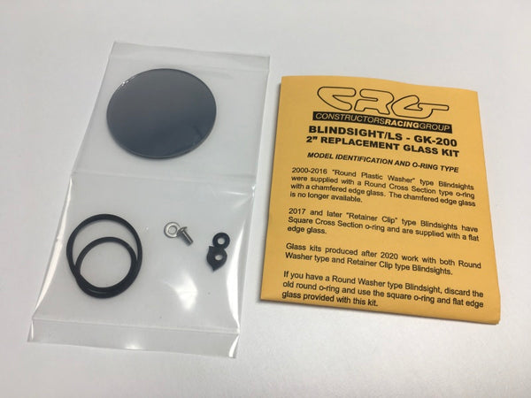 CRG 2 in. Round Replacement Glass Kit - Bull Strap