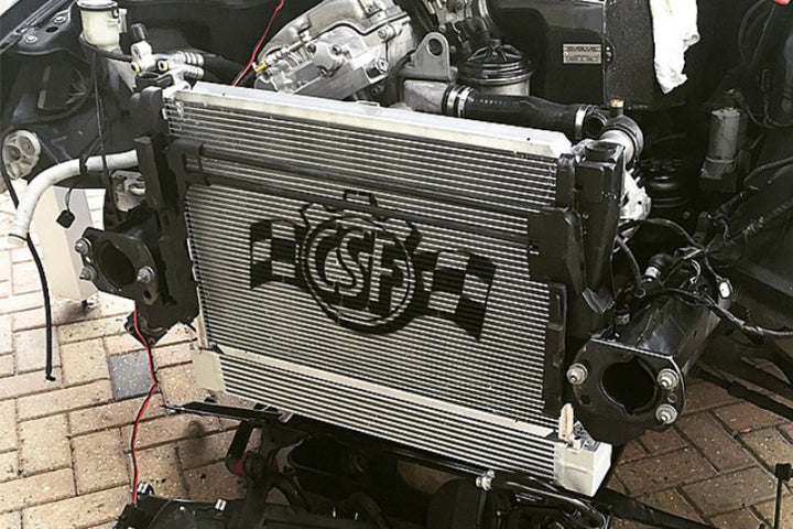CSF 00-06 BMW M3 (E46) Race-Spec Dual-Pass Oil Cooler - Bull Strap