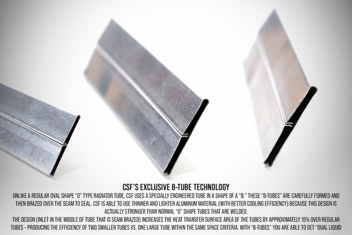 CSF 02-07 Subaru WRX/STI Radiator w/Built-In Oil Cooler/Filler Neck - Bull Strap