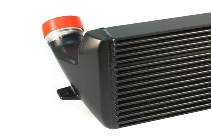 CSF 04-13 BMW 335i/xi (E90/E91/E92/E93) High Performance Stepped Core Bar/Plate Intercooler - Black - Bull Strap