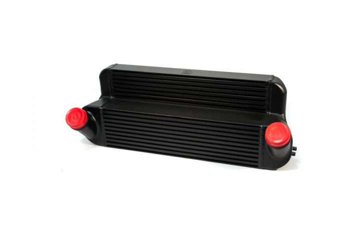 CSF 04-13 BMW 335i/xi (E90/E91/E92/E93) High Performance Stepped Core Bar/Plate Intercooler - Black - Bull Strap